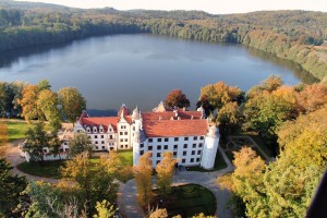 Schloss Podewils Luftaufnahme