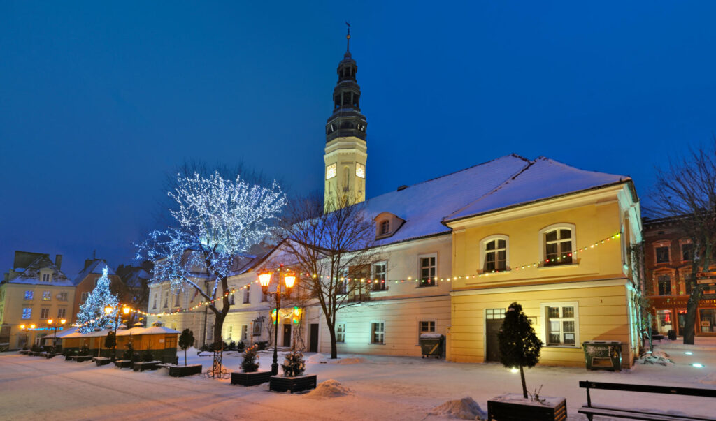 Zu sehen ist das Rathaus in Grünberg, Bild: Philozoph