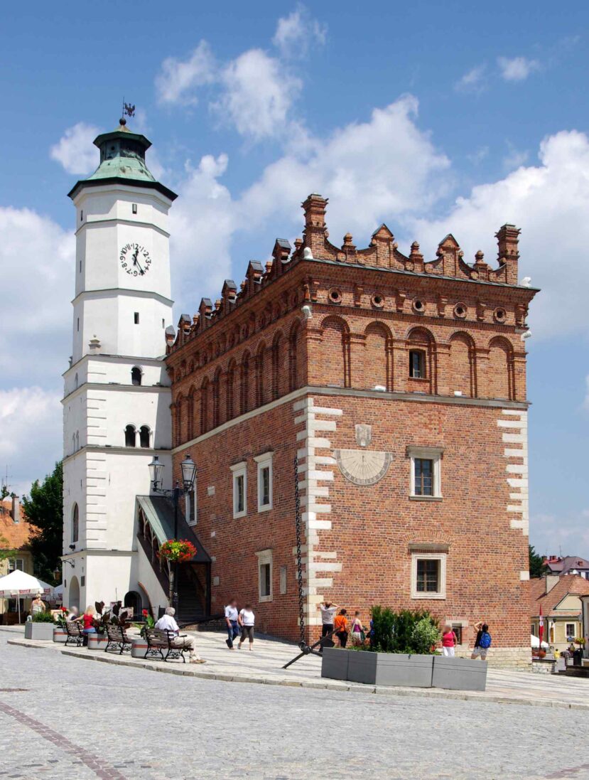 Zu sehen ist das Rathaus in Sandomierz, Bild: Jakub Hałun