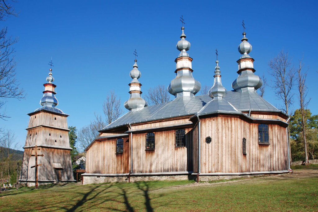 Zu sehen ist eine Holzkirche in Turzańsk, Bild: Henryk Bielamowicz