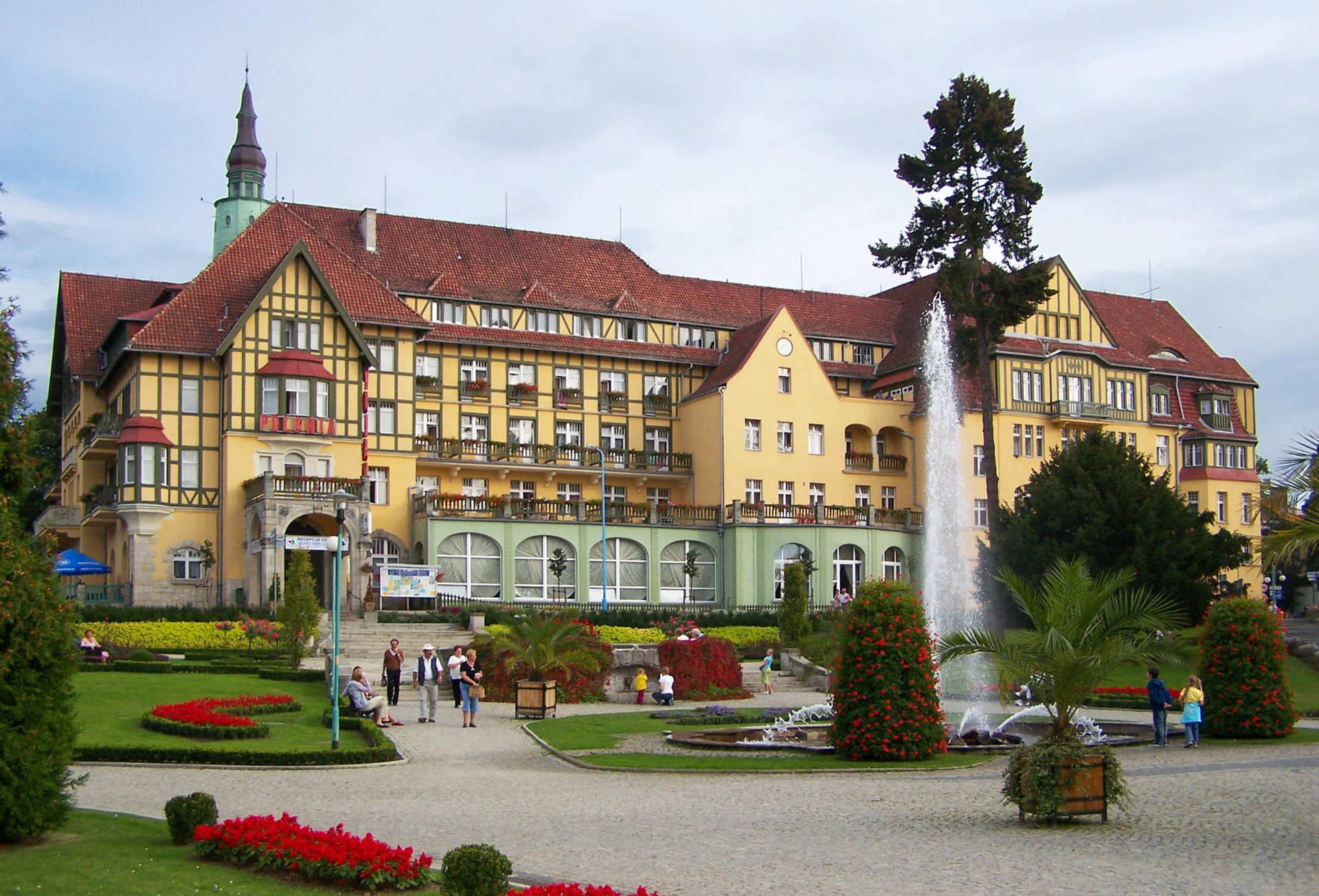 Zu sehen ist das Sanatorium in Bad Kudowa, Bild: