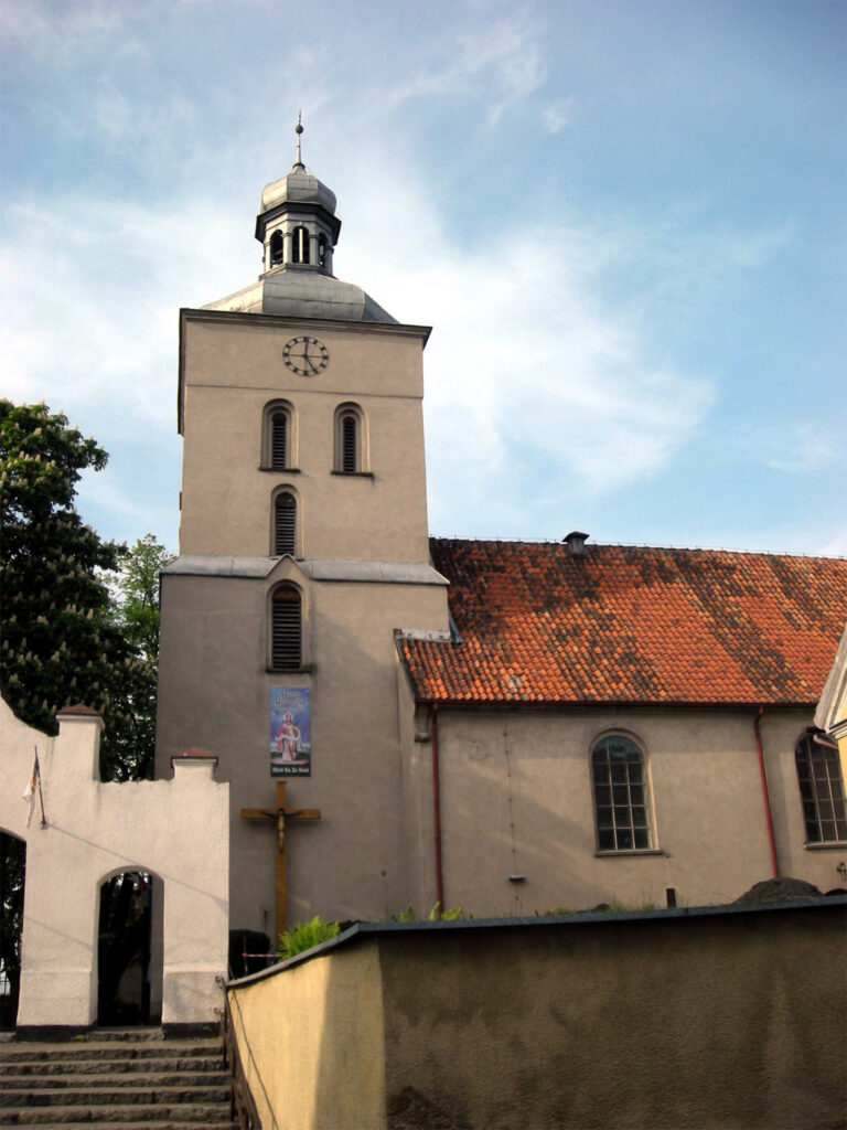 Zu sehen ist die Stadtkirche von Lidzbark, Bild: Przemysław